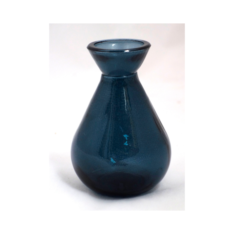 Recycled glass bud vases Brits Love Vintage Interiors